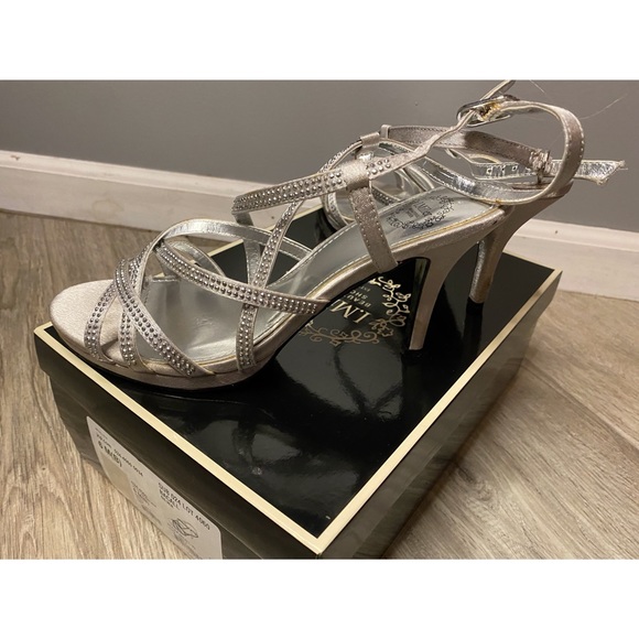 Silver Sparkly Heels - Picture 3 of 5